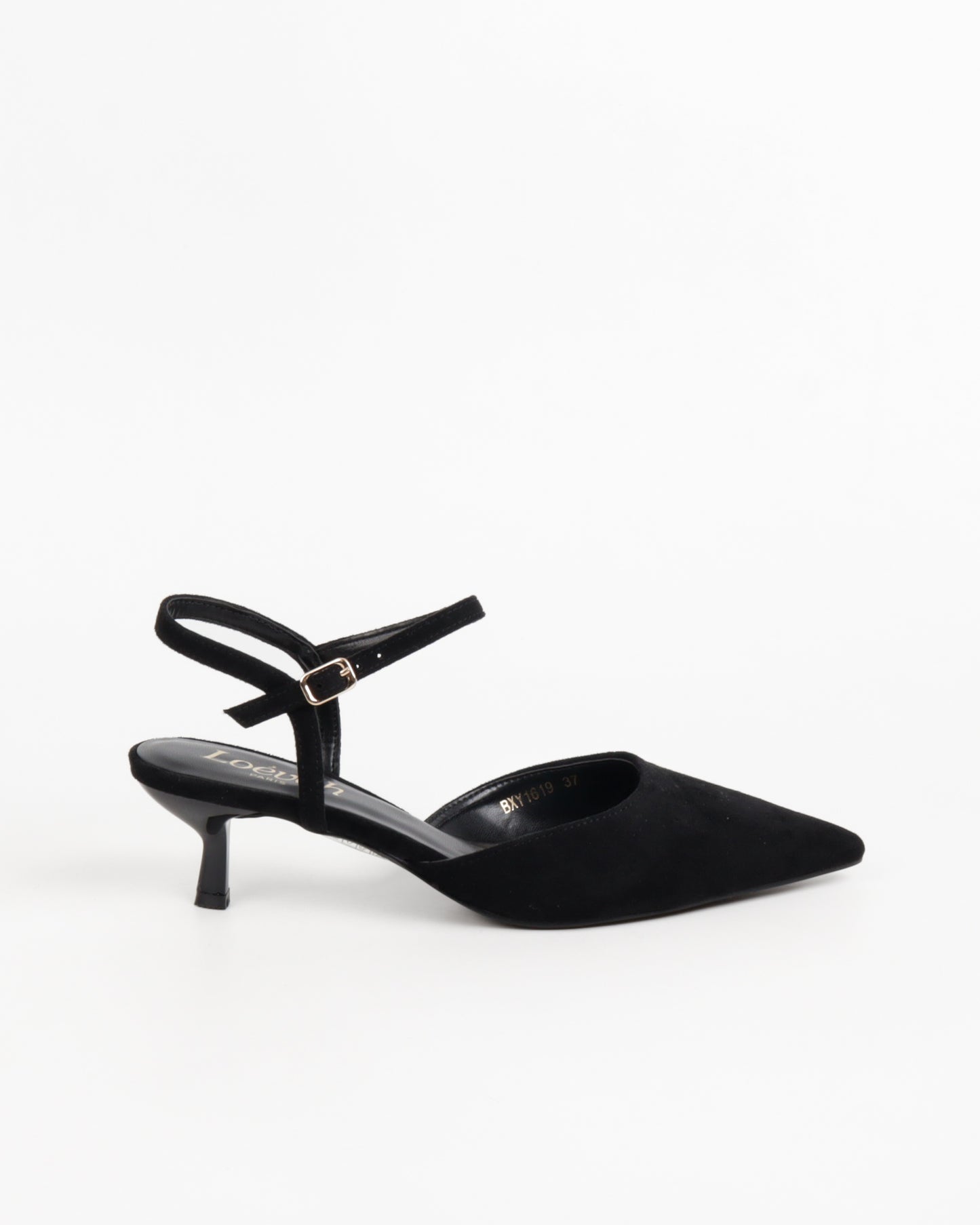 ESCARPIN A TALON CARRE _ BLACK