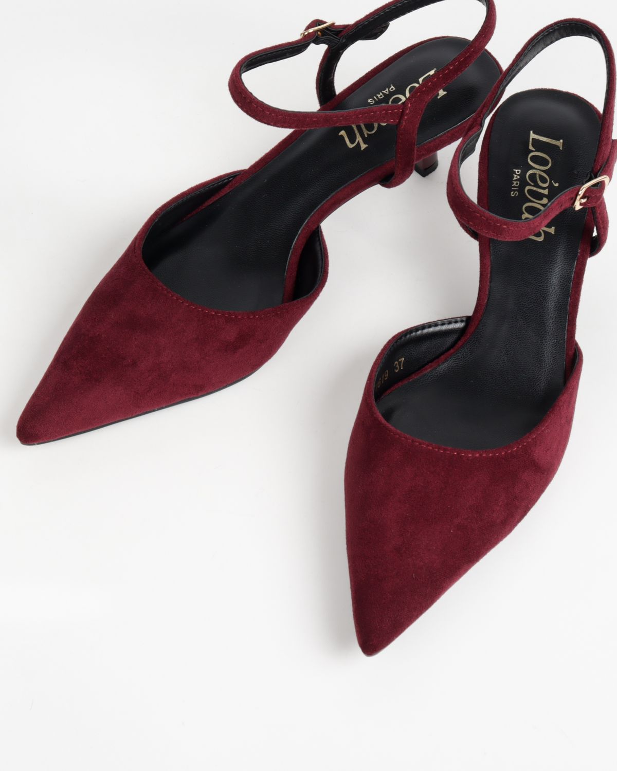 ESCARPIN A TALON CARRE _ WINE