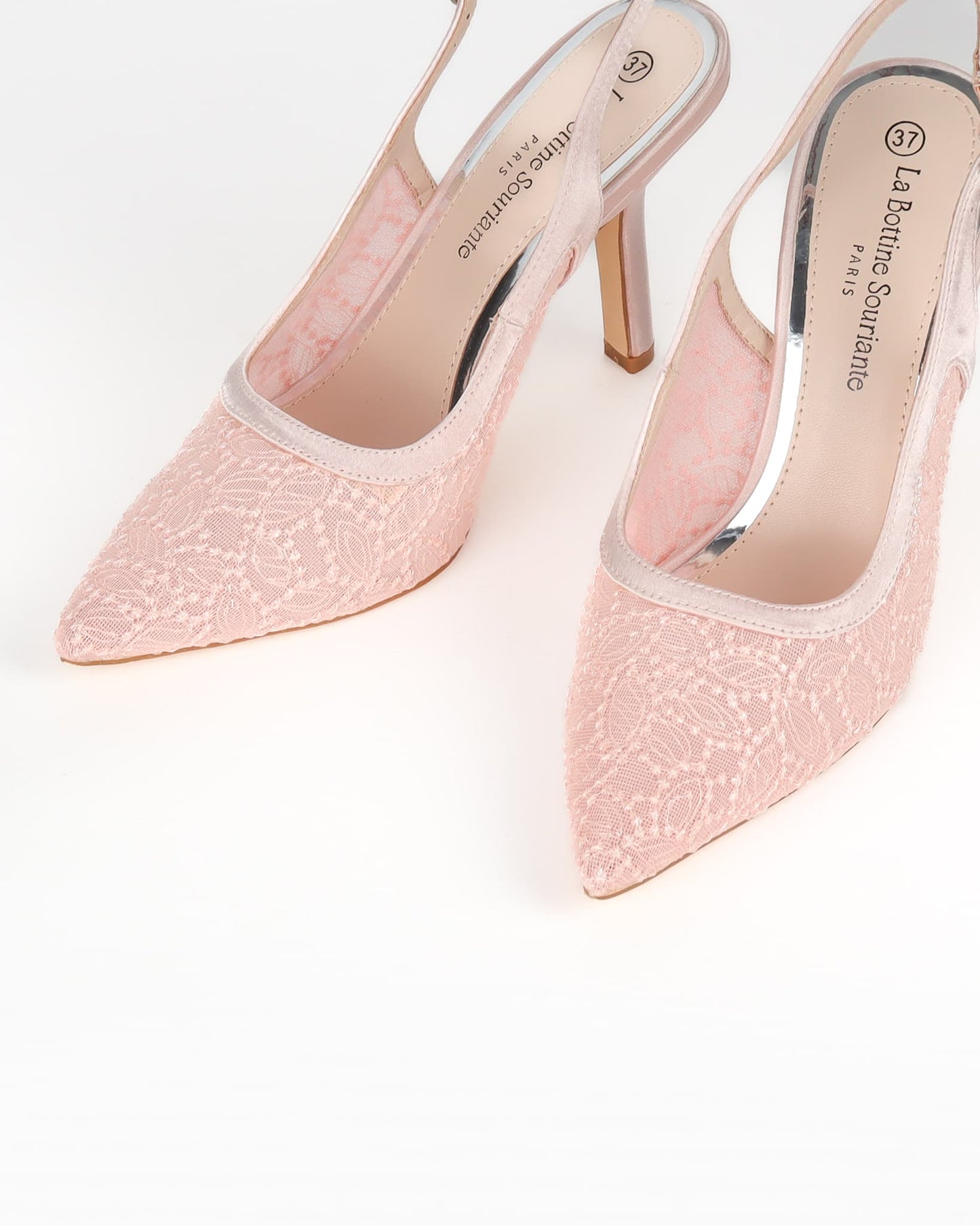 ESCARPIN A TALON CARRE _ PINK