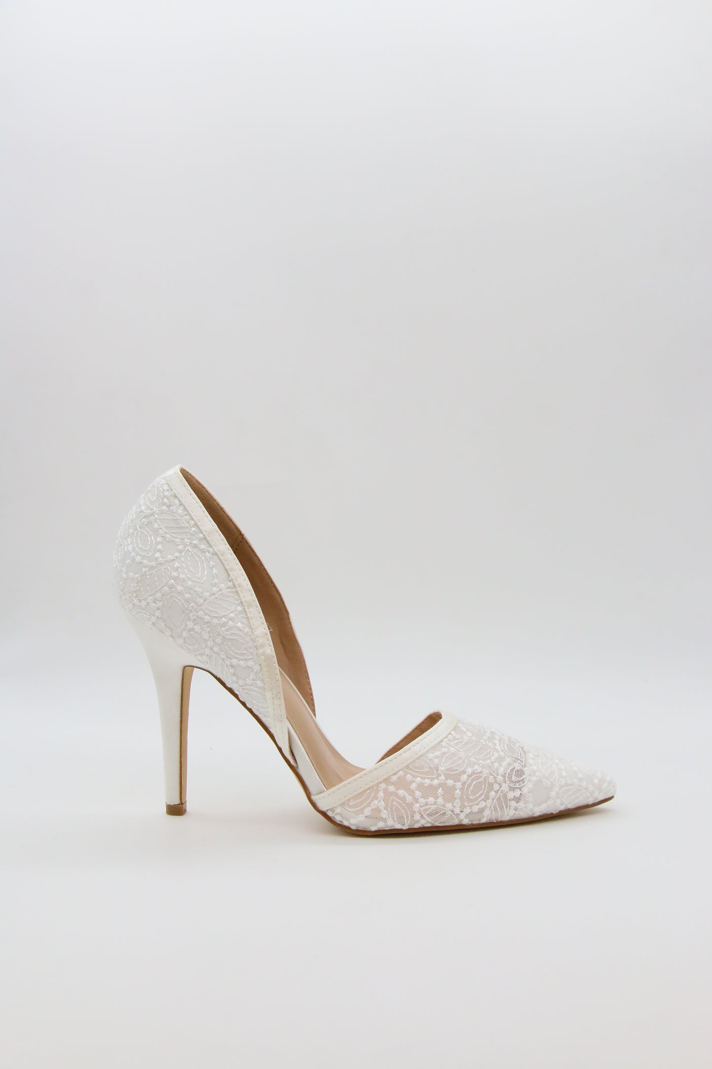 ESCARPINS A TALONS _ BLANC