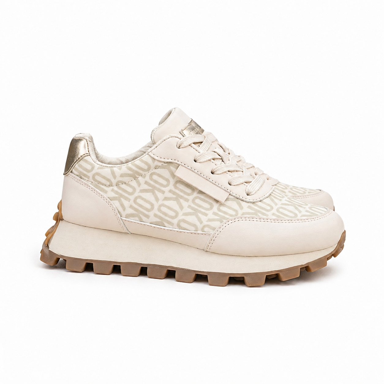 Basket Chic Compensées _ Beige