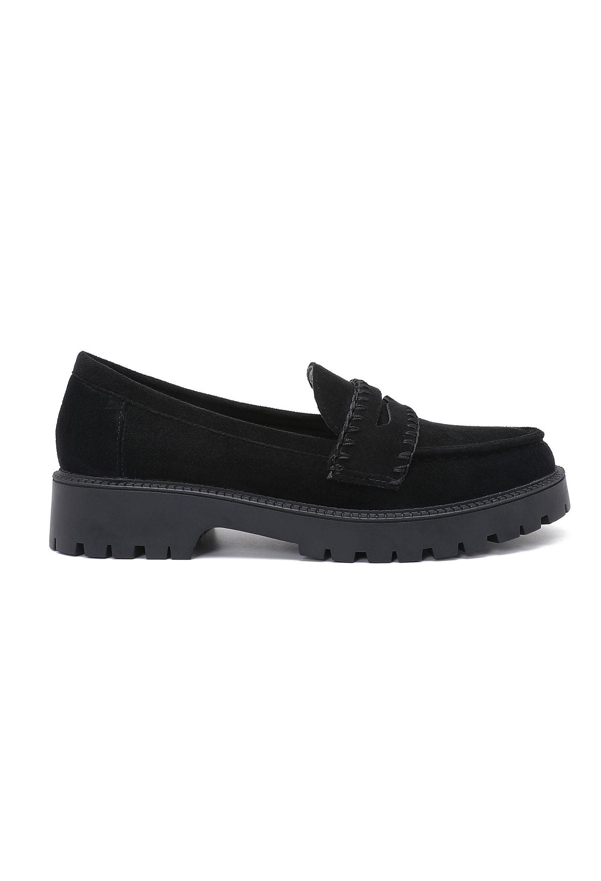 MOCASSINS A TALONS _ NOIR