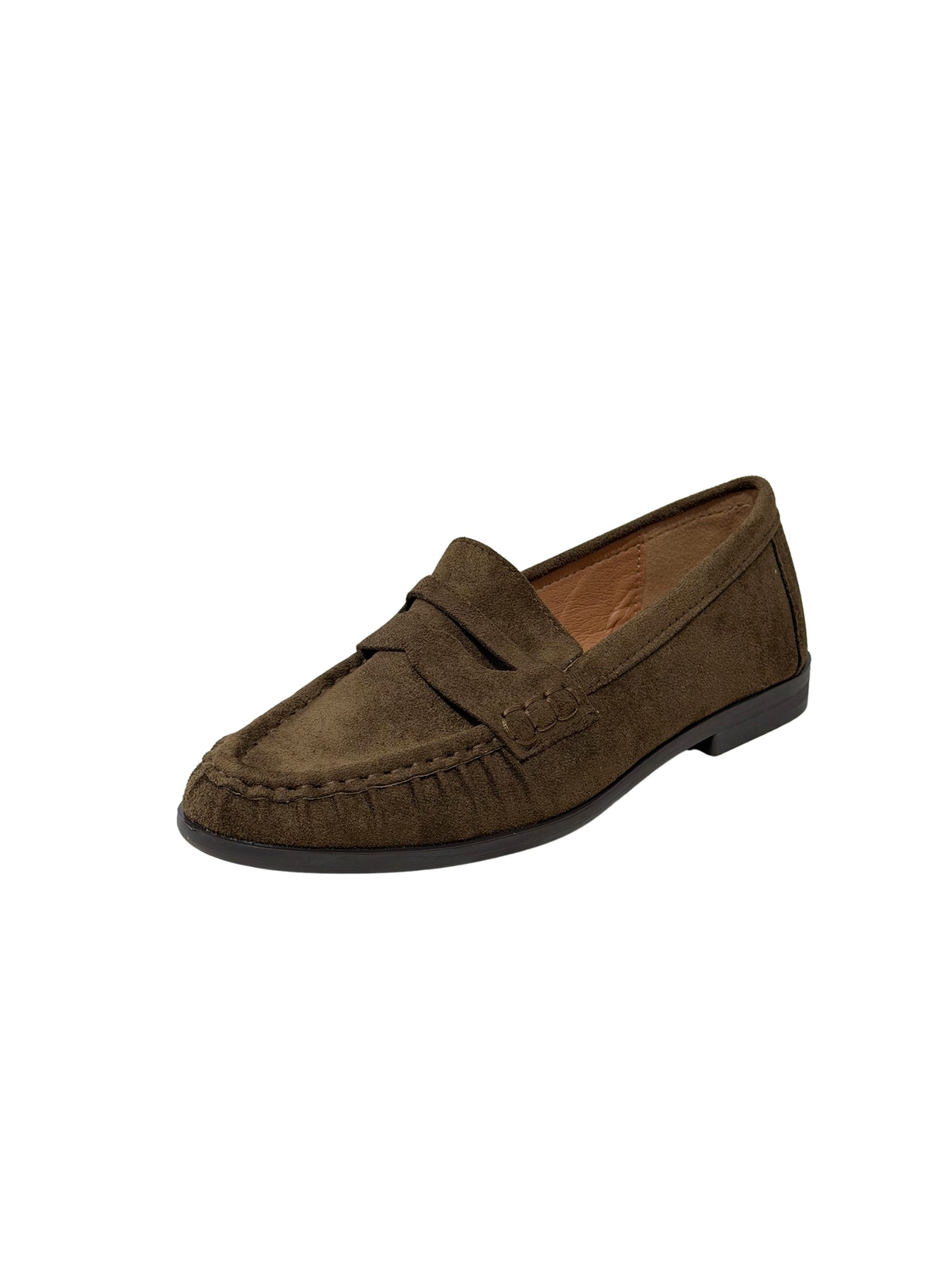 MOCASSINS A TALONS LEGER _ BROWN
