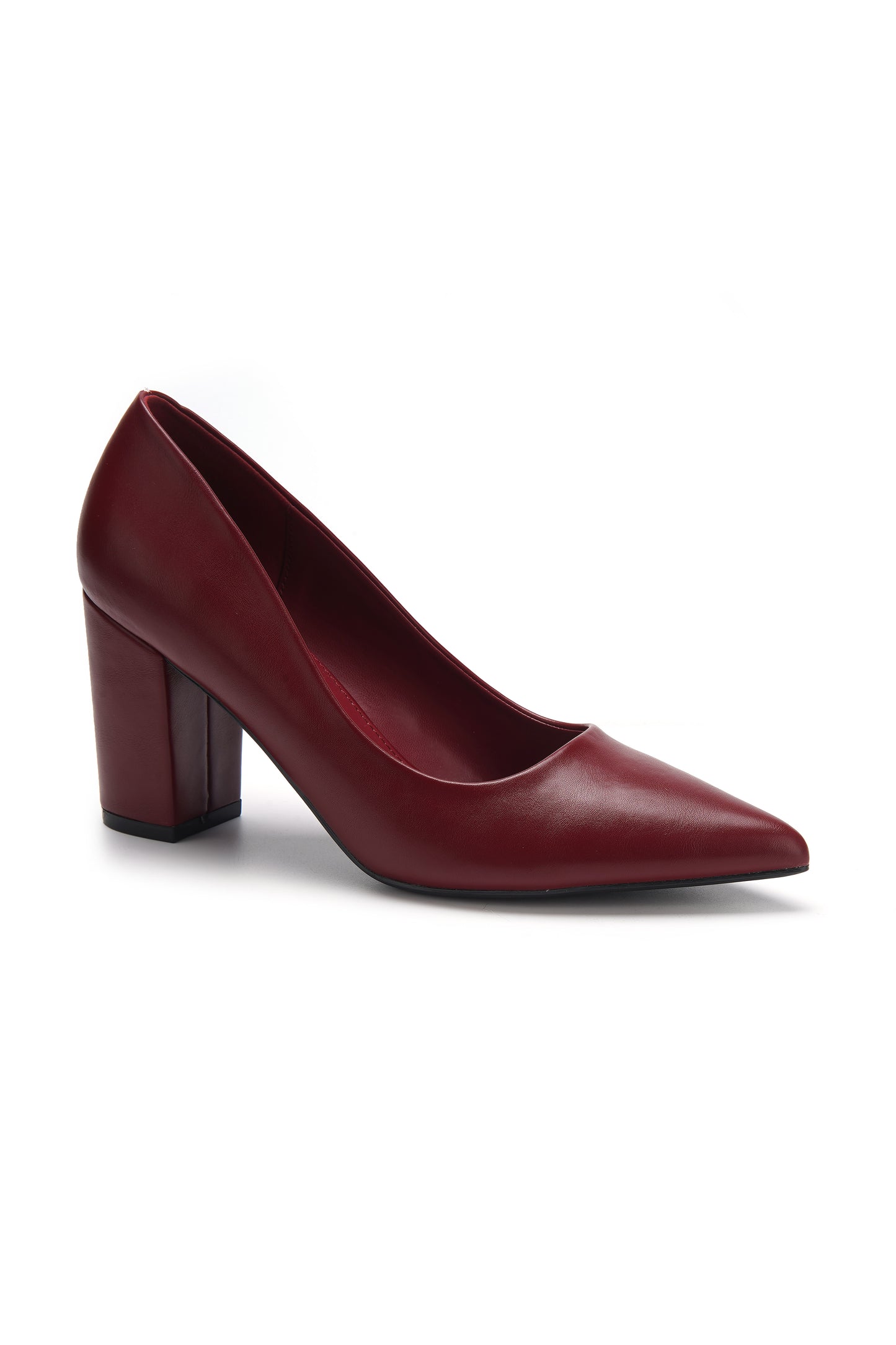 ESCARPIN A TALON CARRE  _ WINE