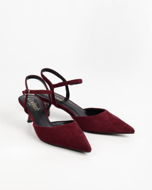 ESCARPIN A TALON CARRE  _ WINE