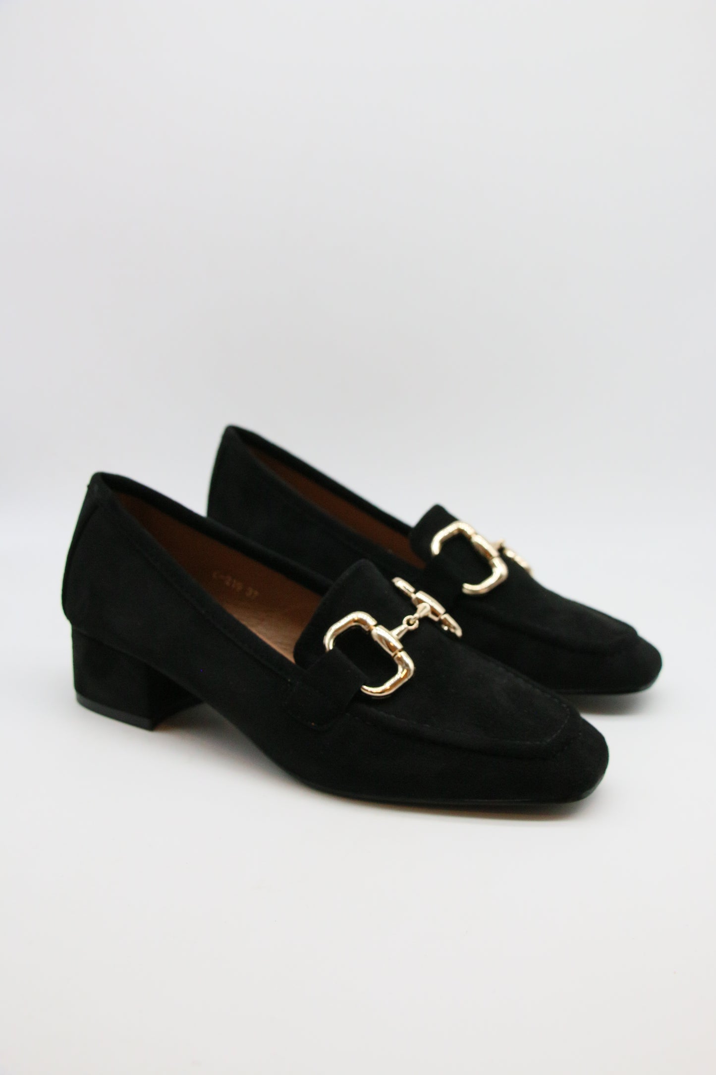 MOCASSINS CLASSIQUES A TALONS _ NOIR