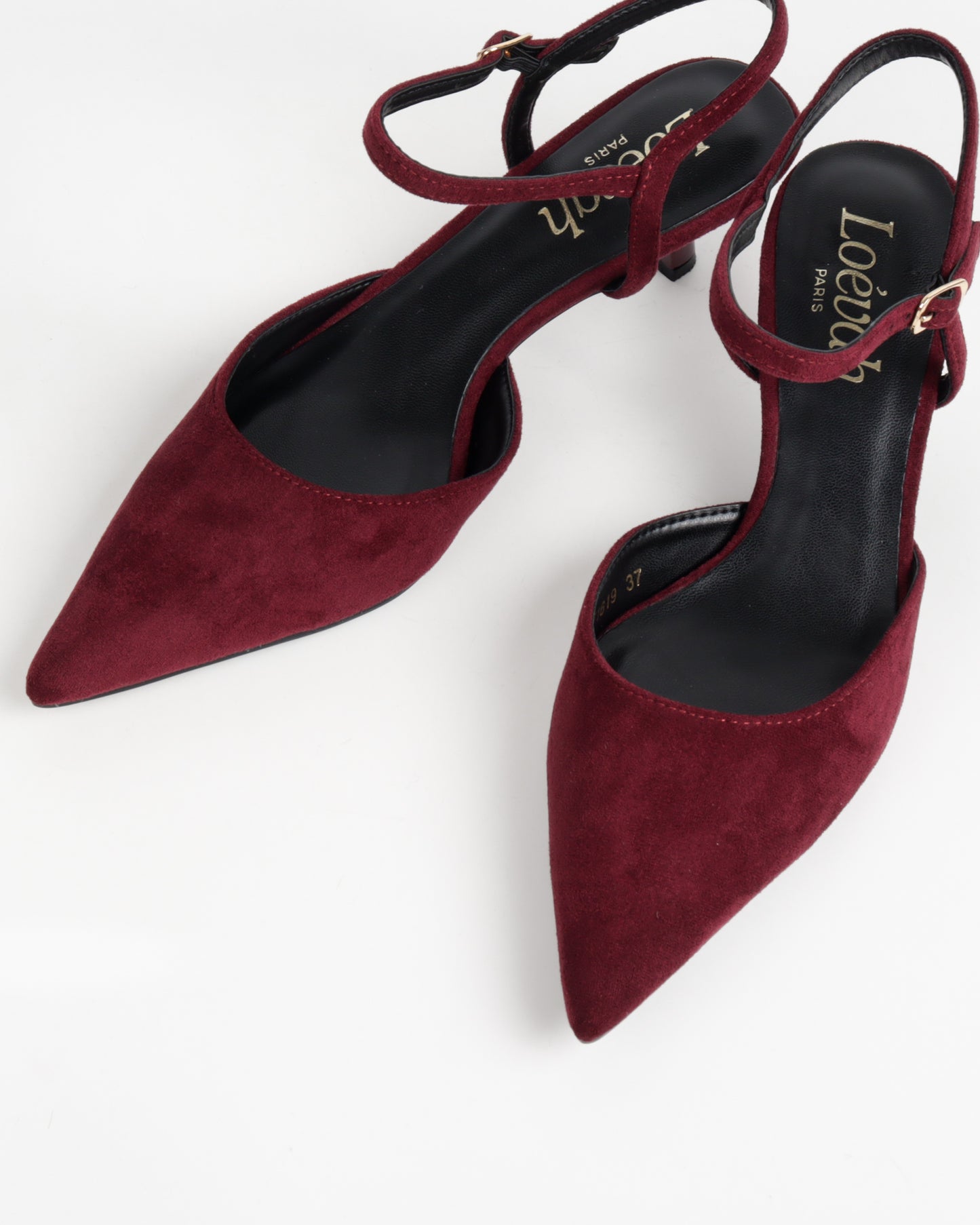 ESCARPIN A TALON CARRE  _ WINE
