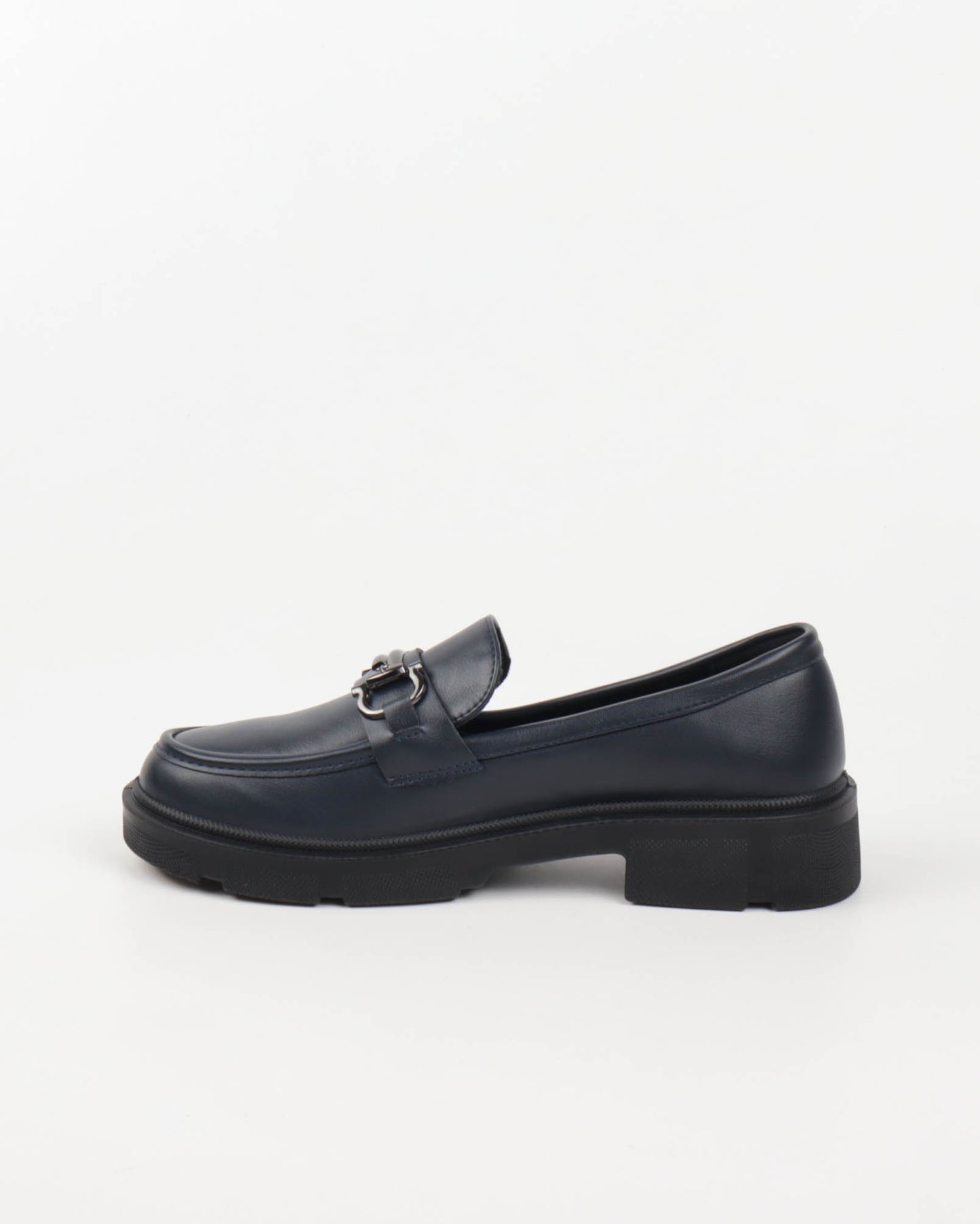 MOCASSINS A TALONS _ BLUE