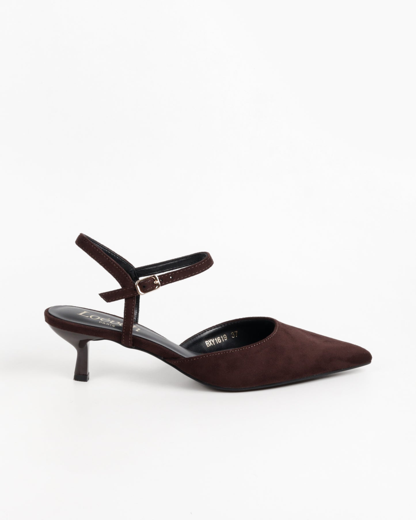 ESCARPIN A TALON CARRE  _ BROWN