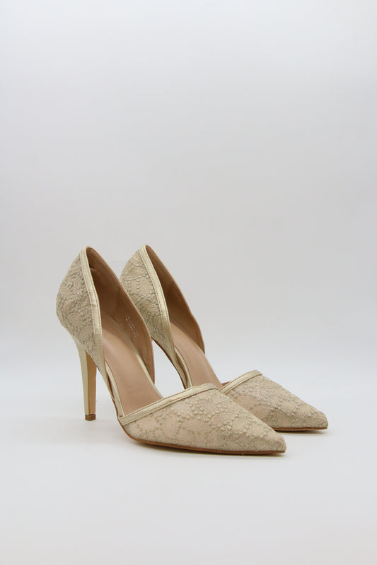 ESCARPINS A TALONS  _ GOLD