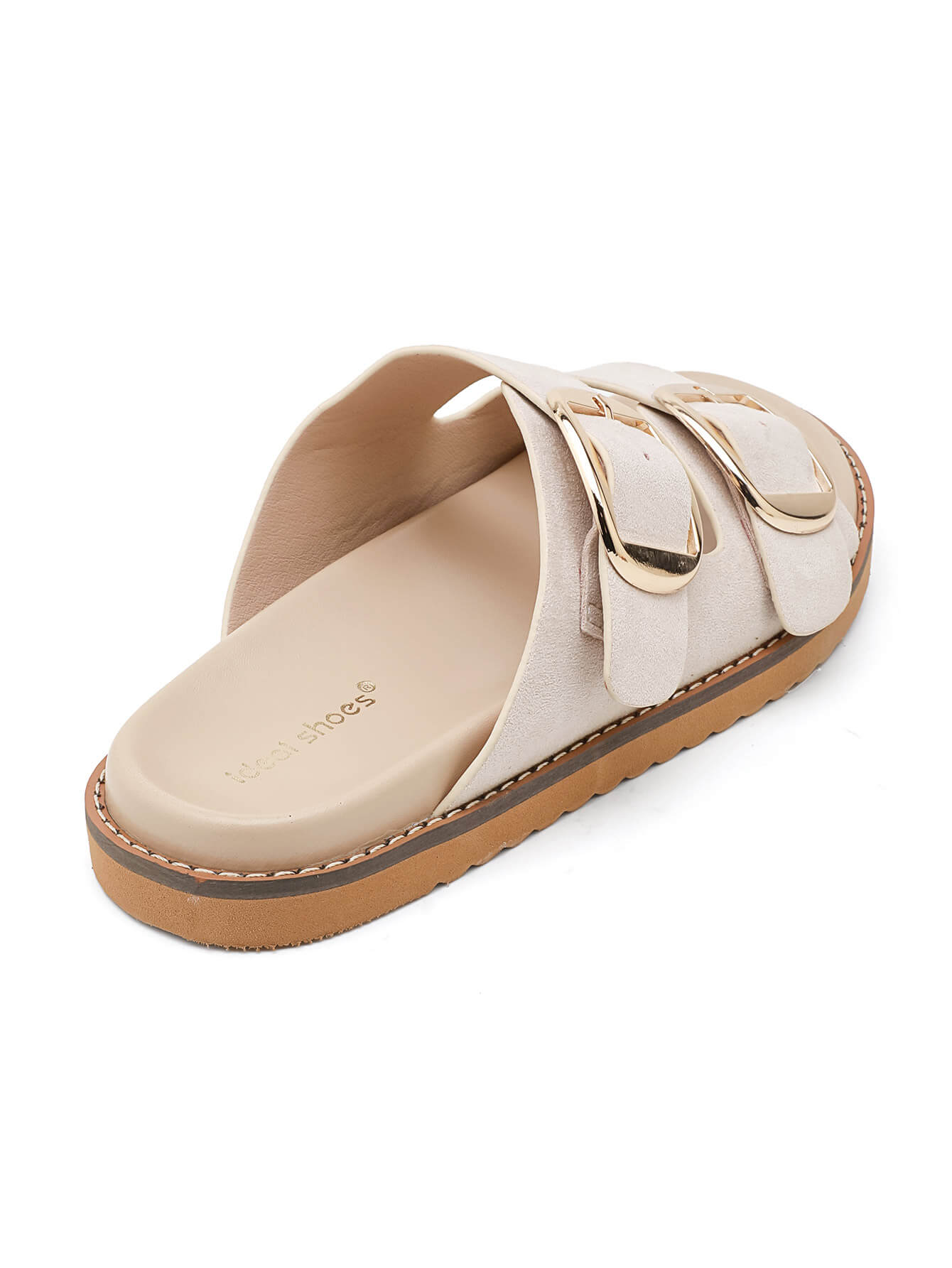SANDALES CONFORT PLAT _ BEIGE