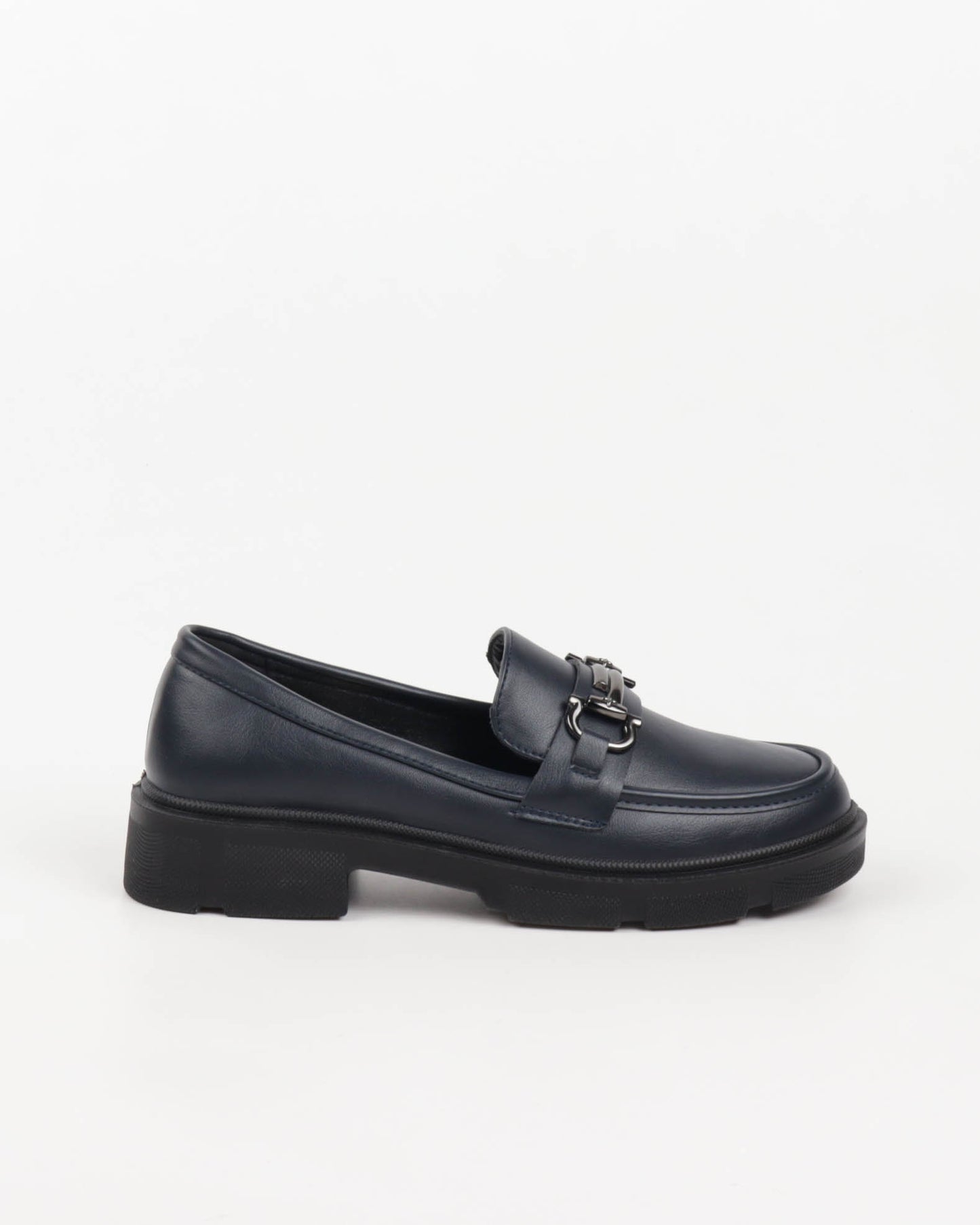 MOCASSINS A TALONS _ BLUE