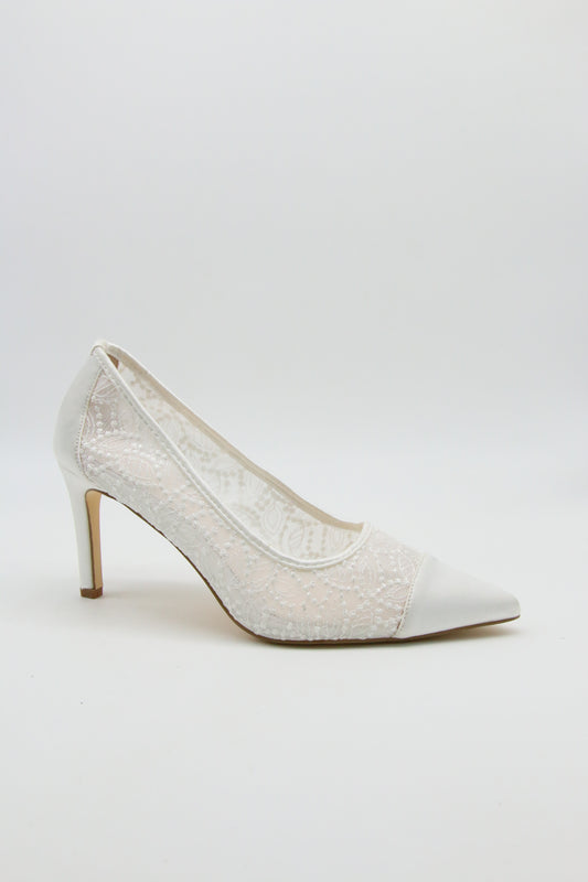 ESCARPINS A TALONS  _ BLANC