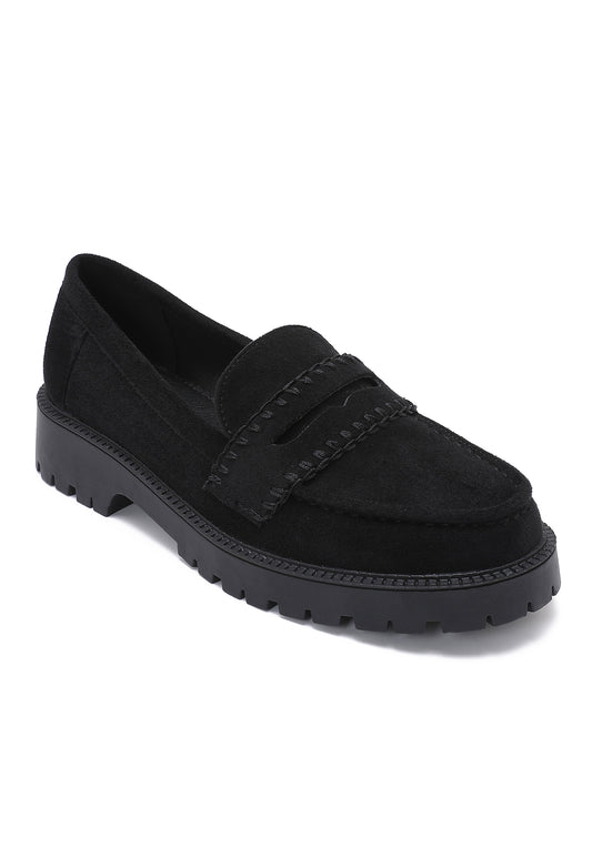 MOCASSINS A TALONS _ NOIR