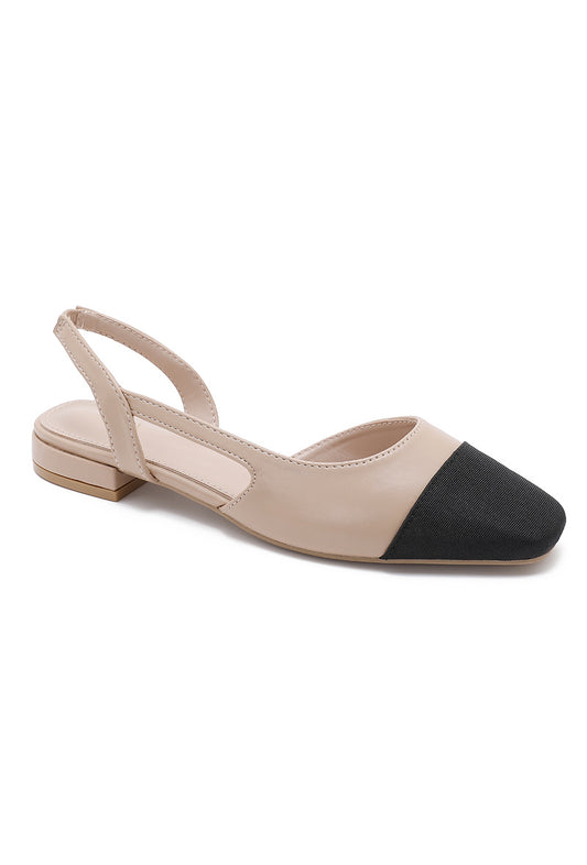 ESCARPIN PLAT  _ NUDE