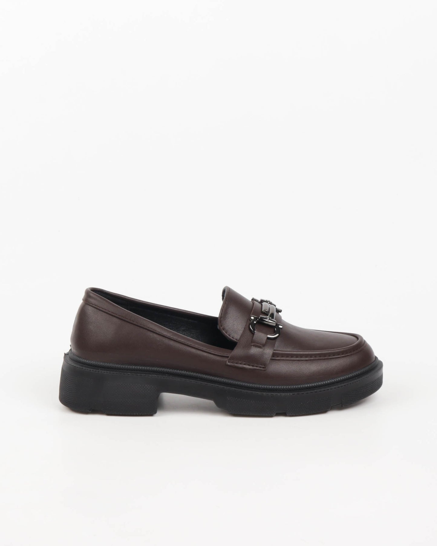 MOCASSINS A TALONS _ BROWN