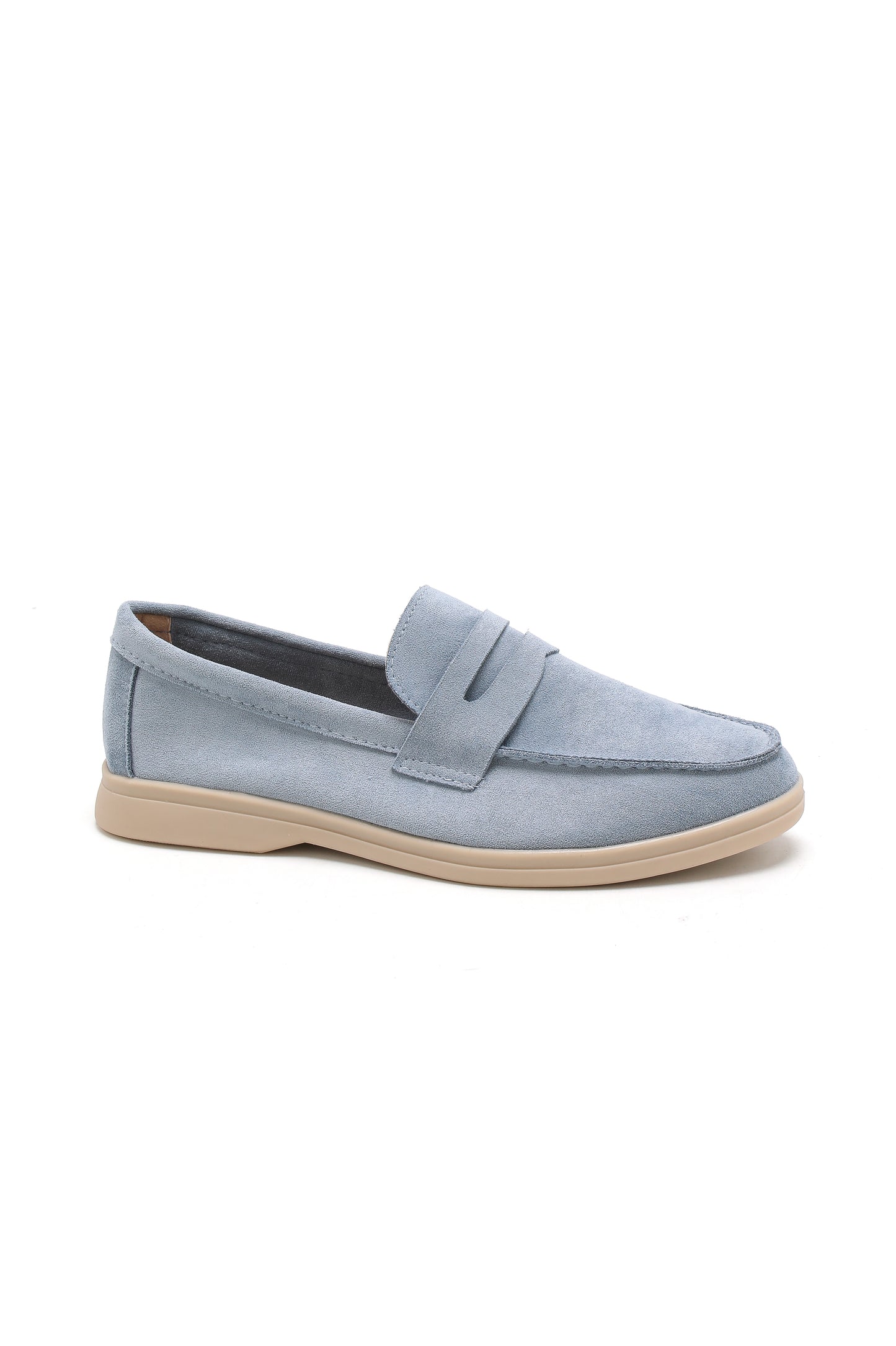 MOCASSINS PLAT _ BLEU