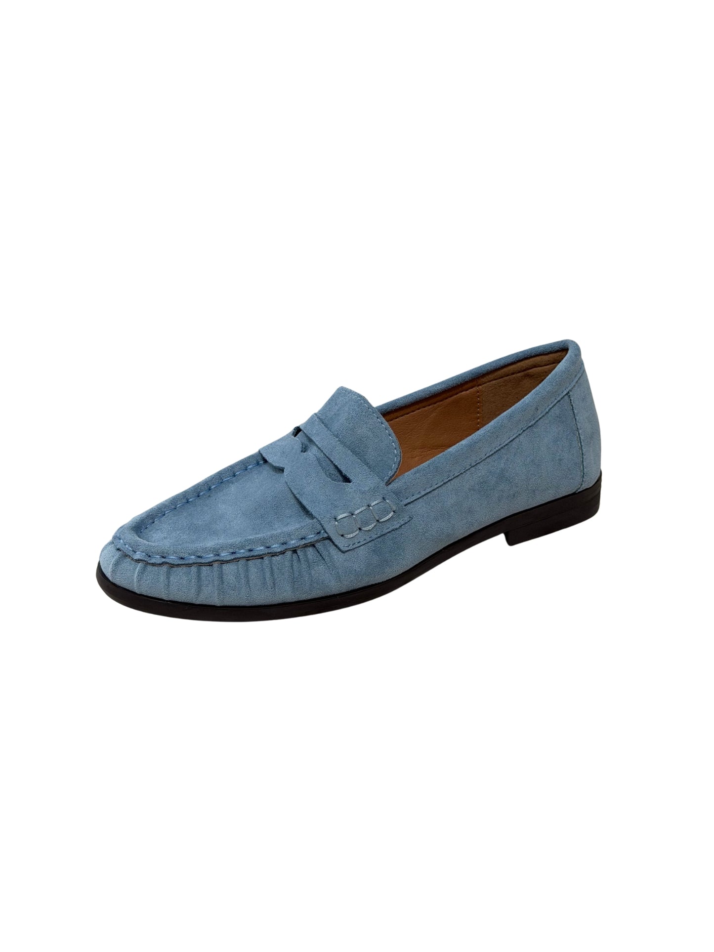 MOCASSINS A TALONS LEGER _ BLEU