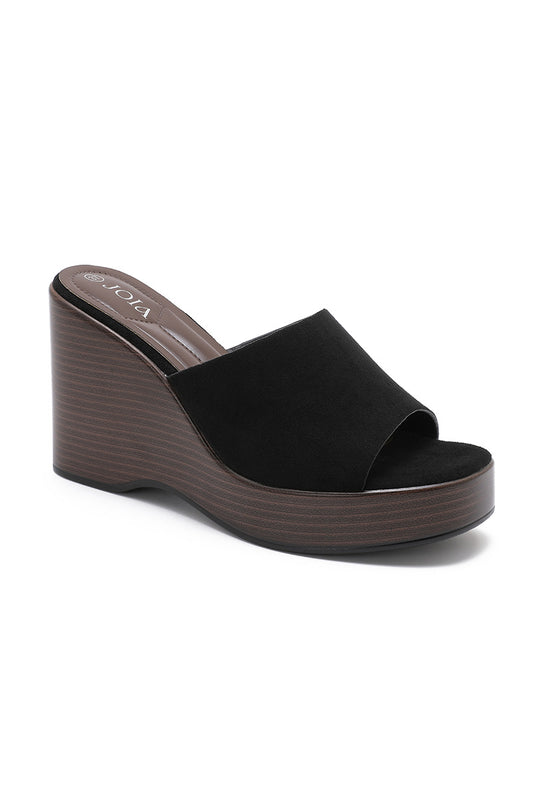 SANDALES A TALON  _ BLACK