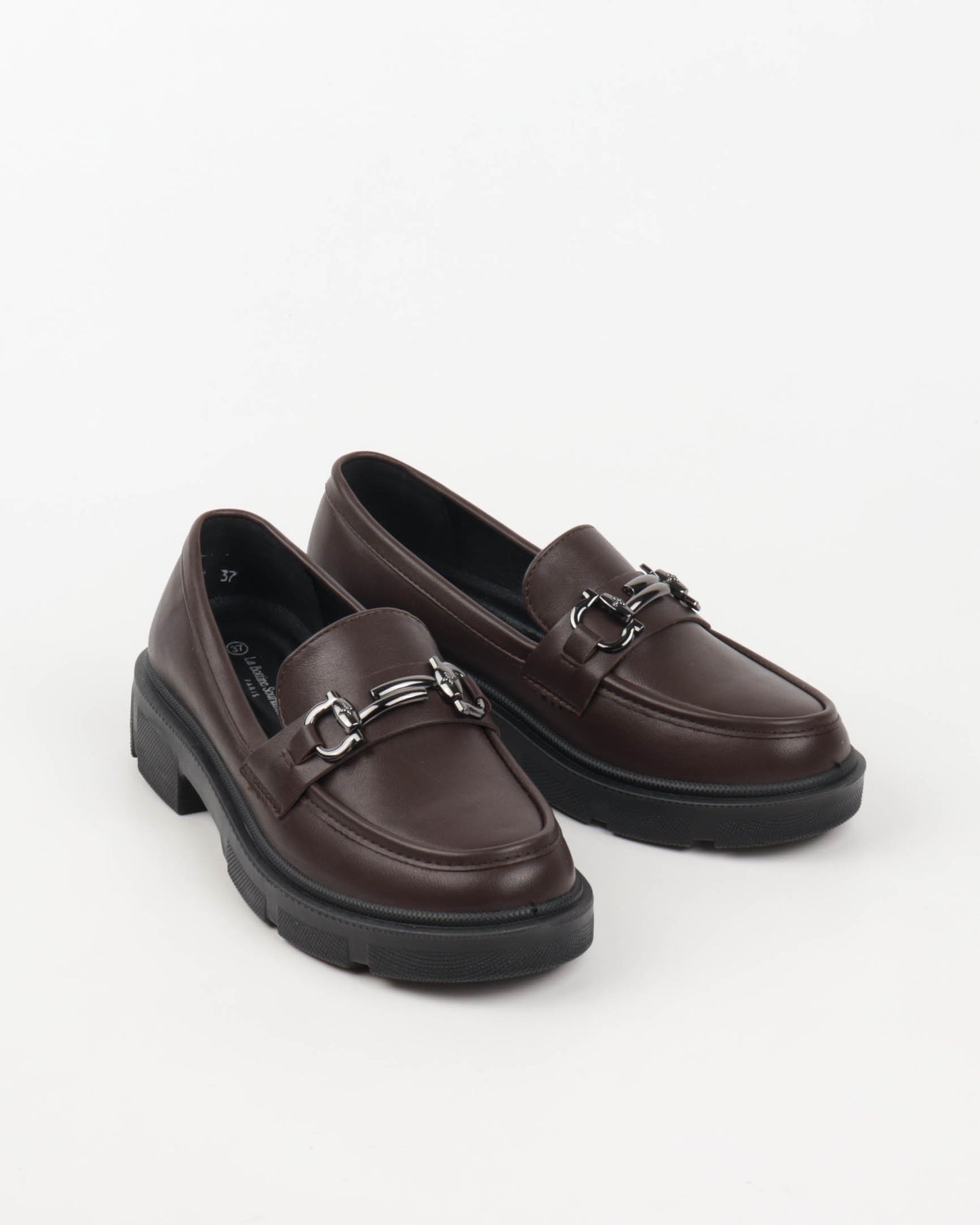 MOCASSINS A TALONS _ BROWN
