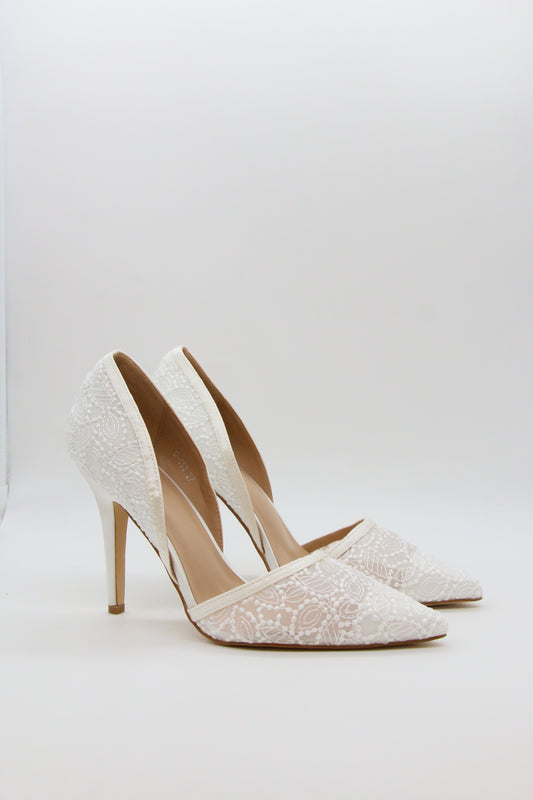 ESCARPINS A TALONS  _ BLANC