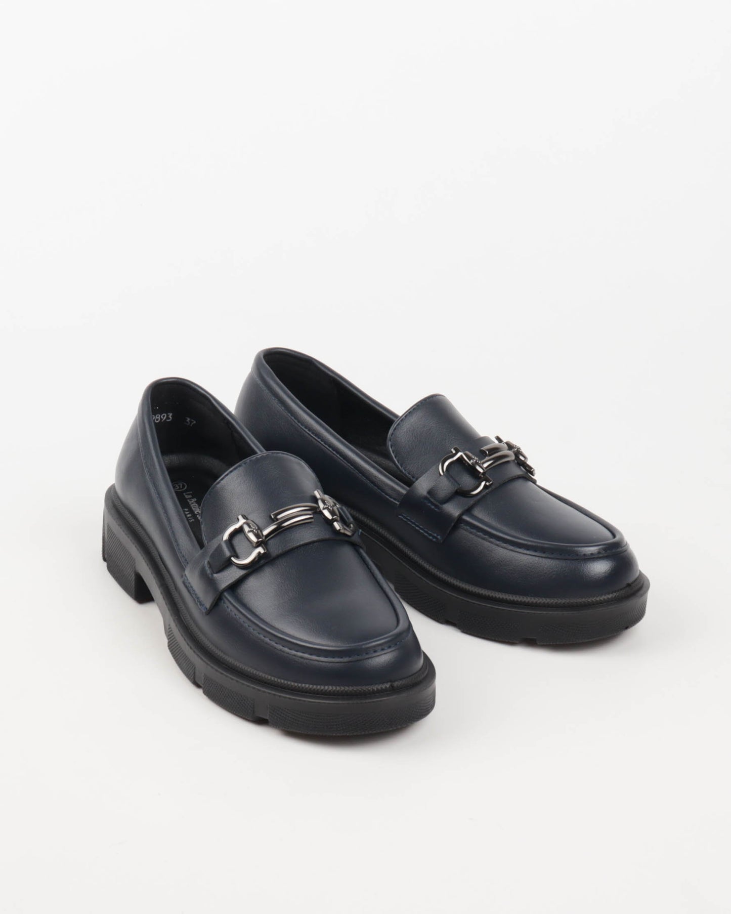MOCASSINS A TALONS _ BLUE