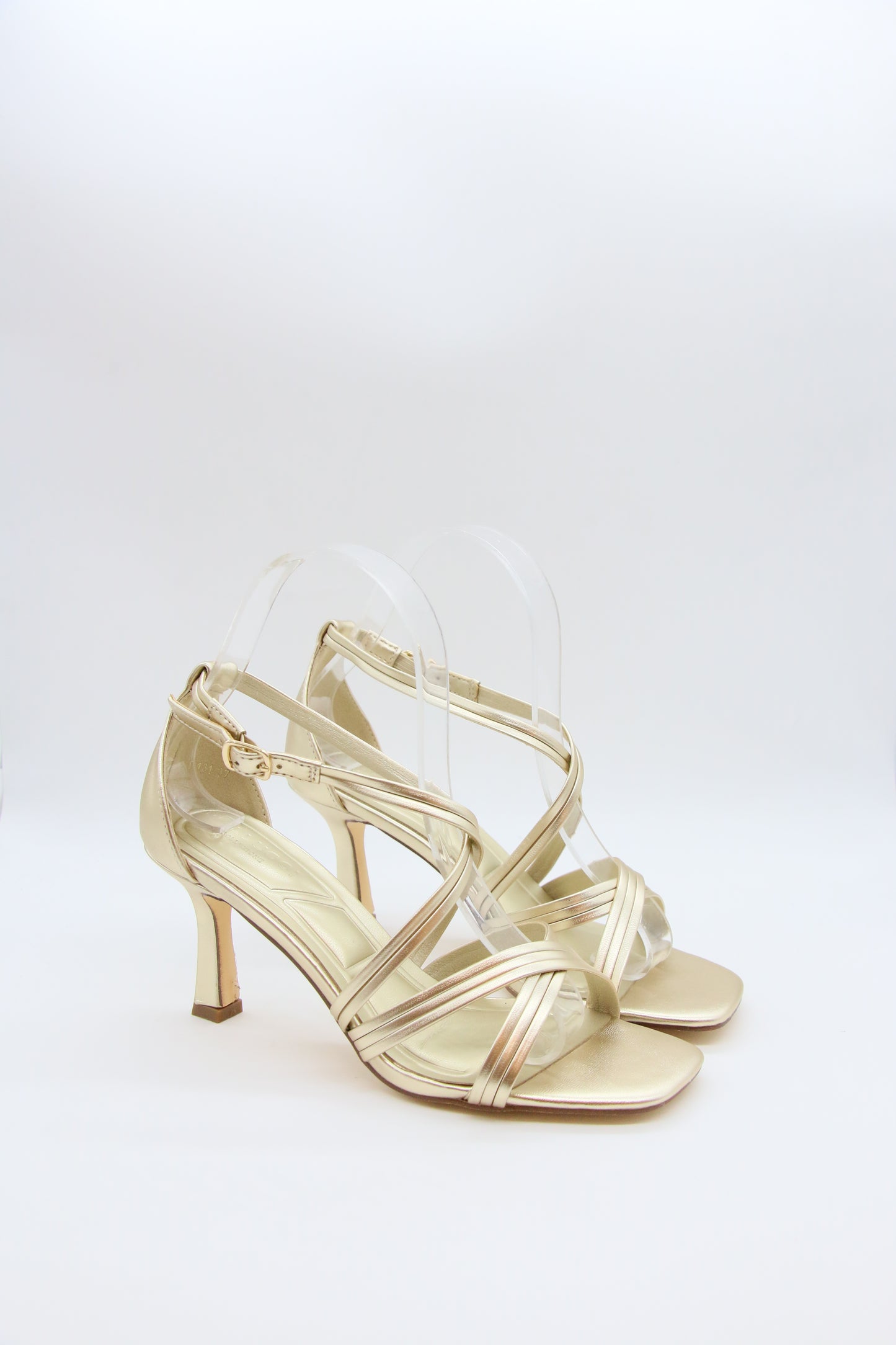 SANDALES SOIREE A TALON  _ GOLD
