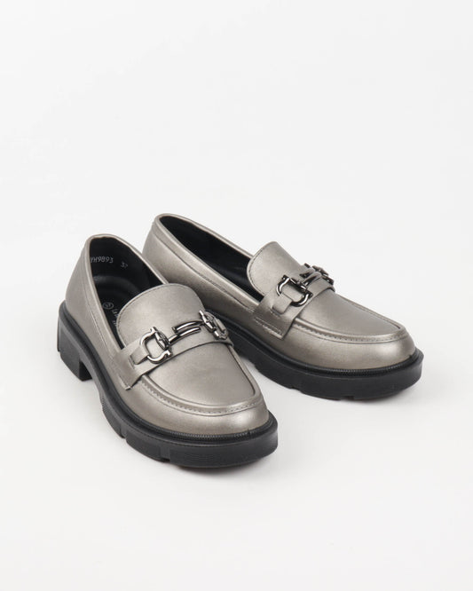MOCASSINS A TALONS _ GRAY
