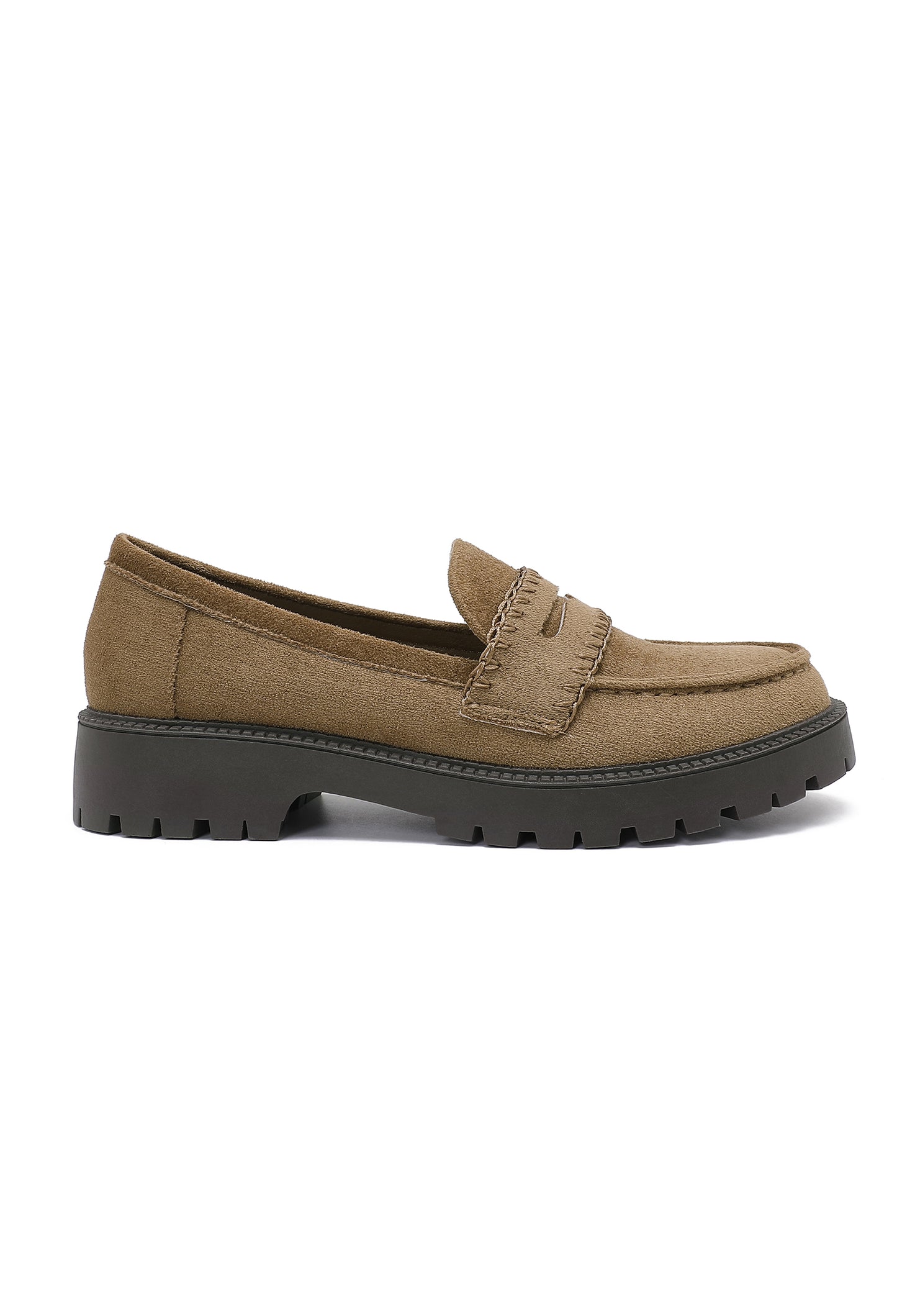 MOCASSINS A TALONS _ CAMEL