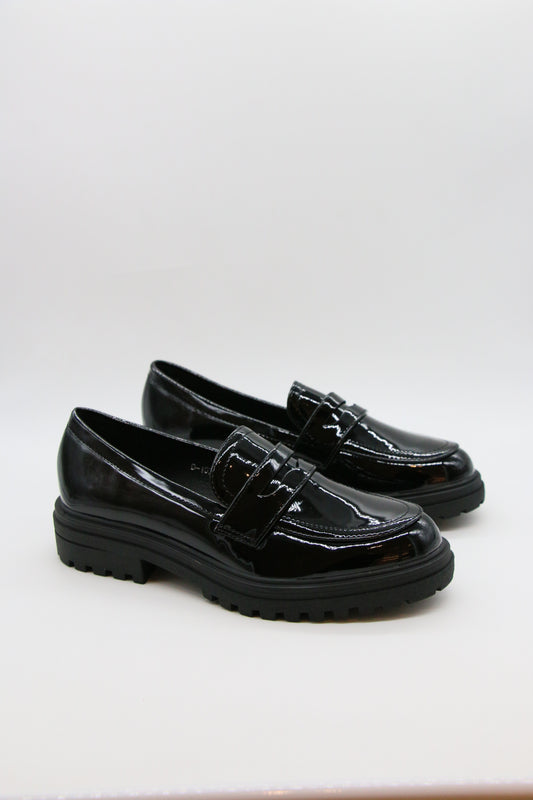 MOCASSINS A TALONS _ NOIR