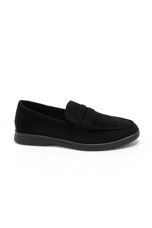 MOCASSINS PLAT _ BLACK
