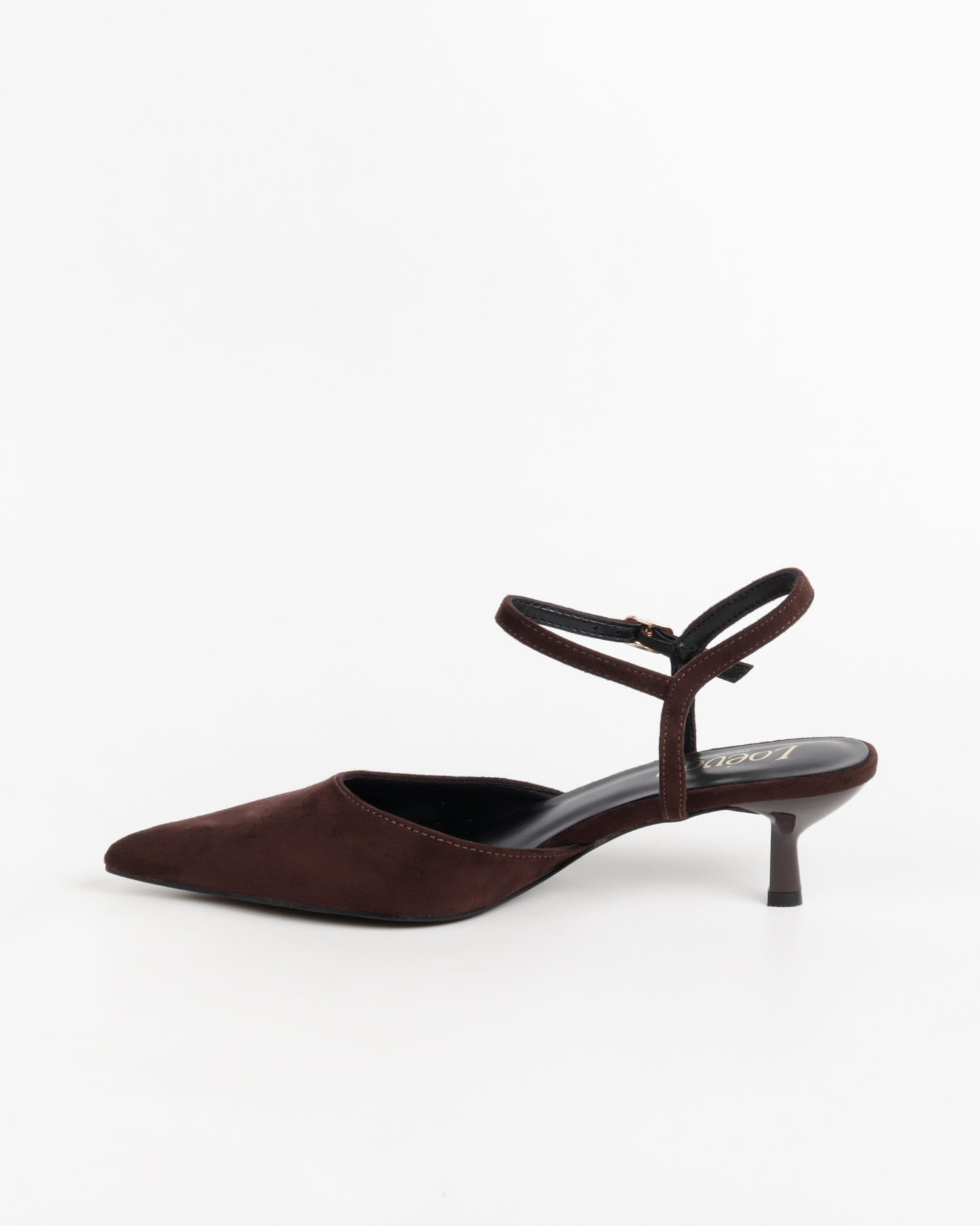 ESCARPIN A TALON CARRE  _ BROWN