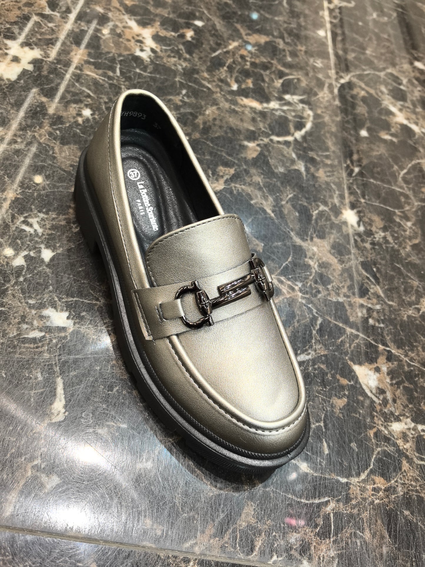MOCASSINS A TALONS _ GRAY