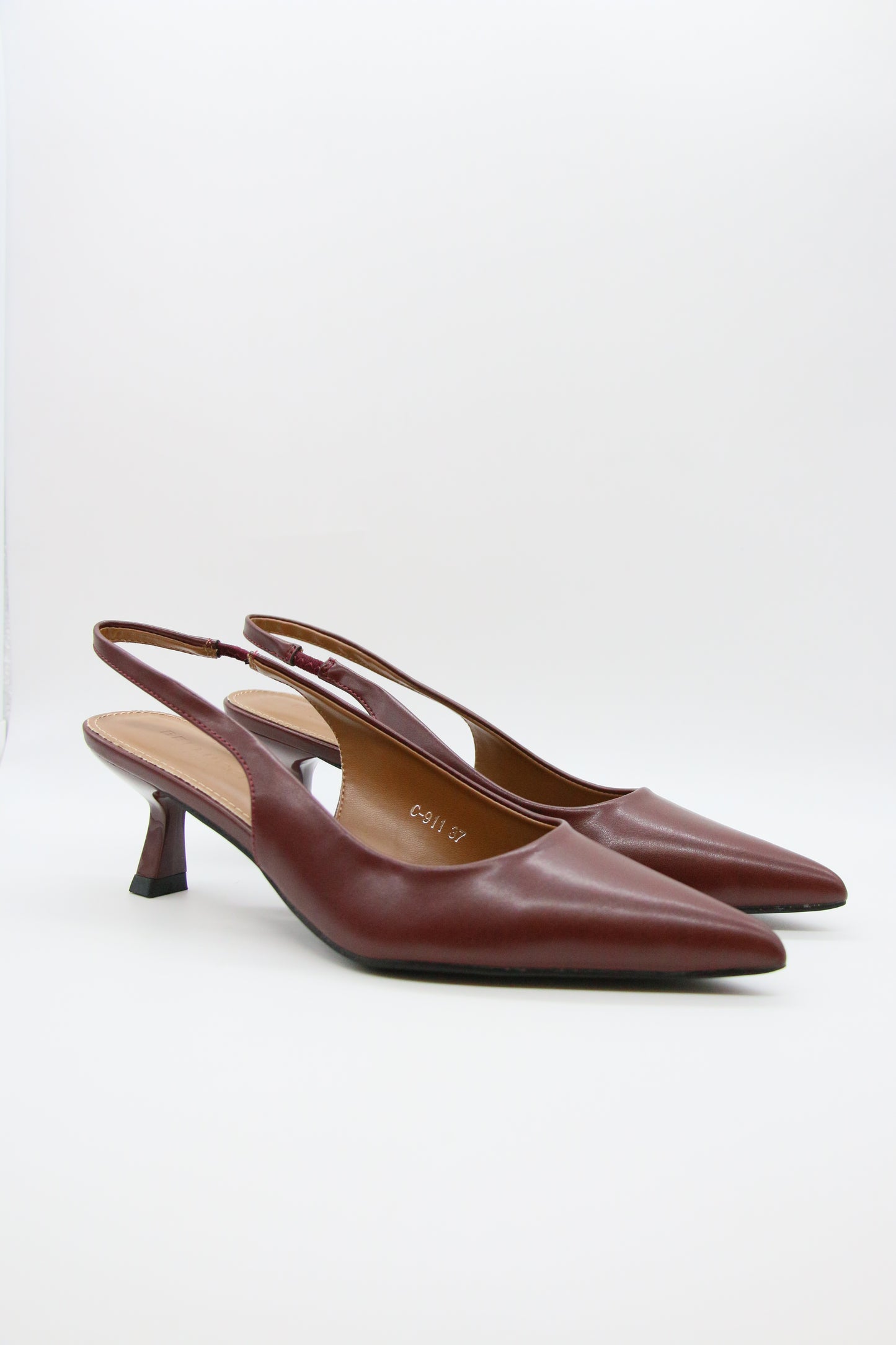 ESCARPIN A TALON CARRE  _ WINE
