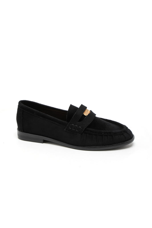 MOCASSINS A TALONS LEGER _NOIR