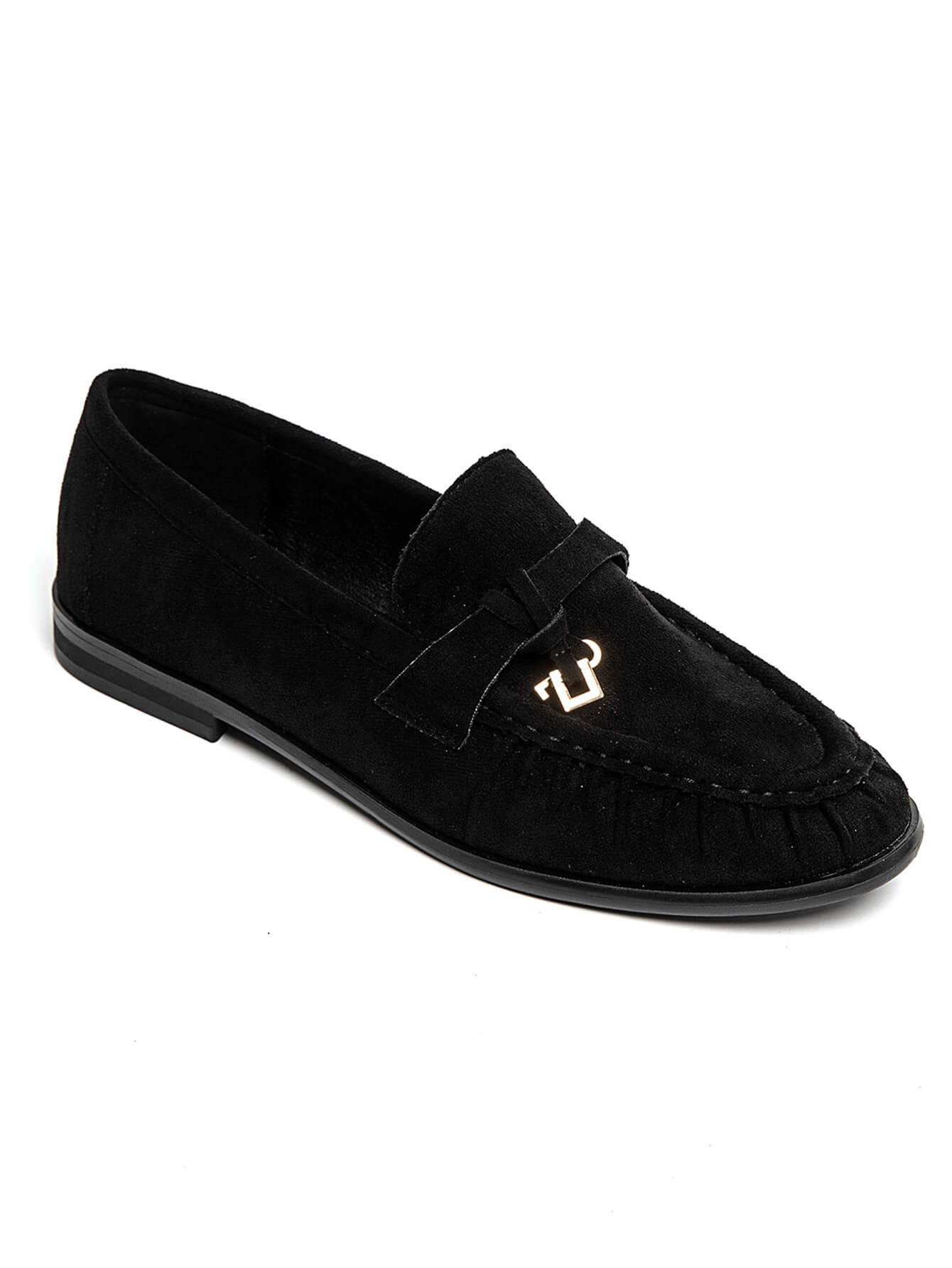 MOCASSINS A TALONS LEGER _ NOIR