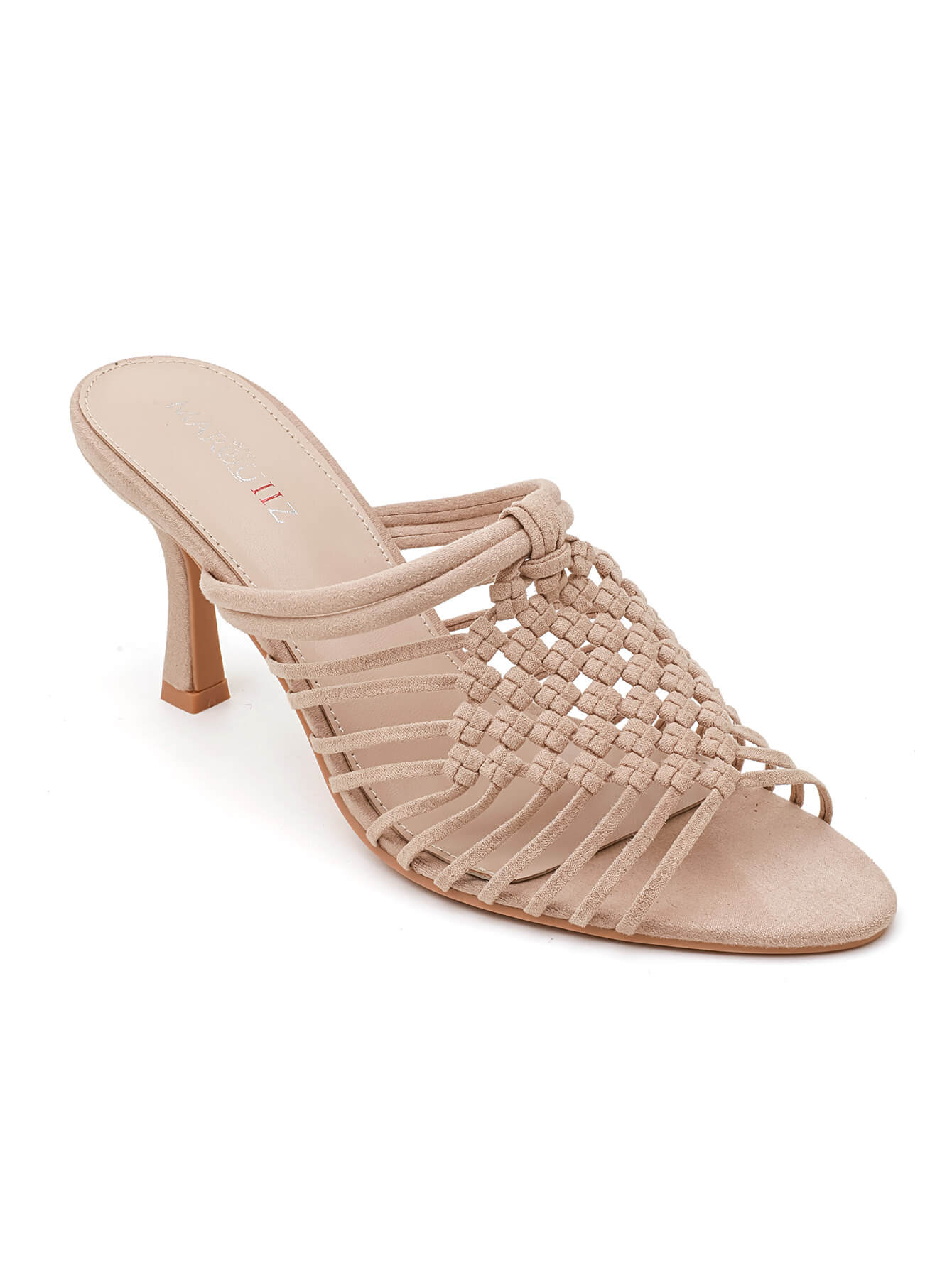 SANDALES SOIREE A TALON  _ BEIGE